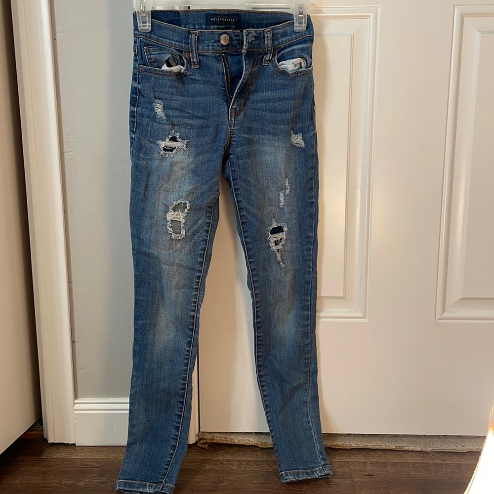 Aeropostale blue jeans
